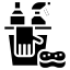 Standard household cleaning products work well for maintaining your countertops. Avoid harsh abrasives or acidic cleaners that could damage the surface.